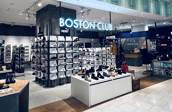 ㈱ヌルの靴販売店「BOSTON CLUB」